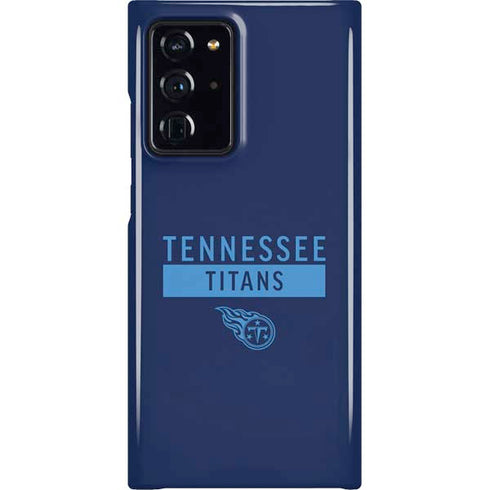 NFL Tennessee Titans Navy Blue Performance Series Galaxy Note20 Ultra 5G Lite Case