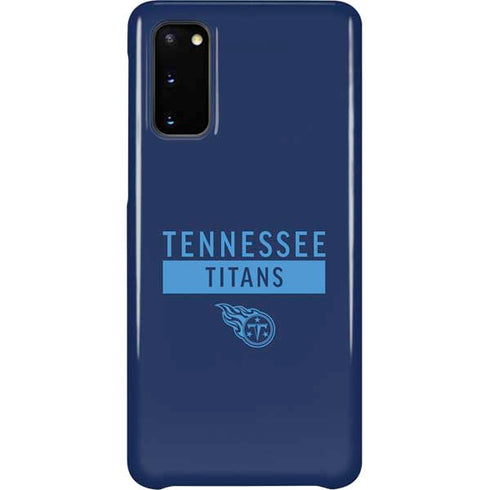 NFL Tennessee Titans Navy Blue Performance Series Galaxy S20 Lite Case