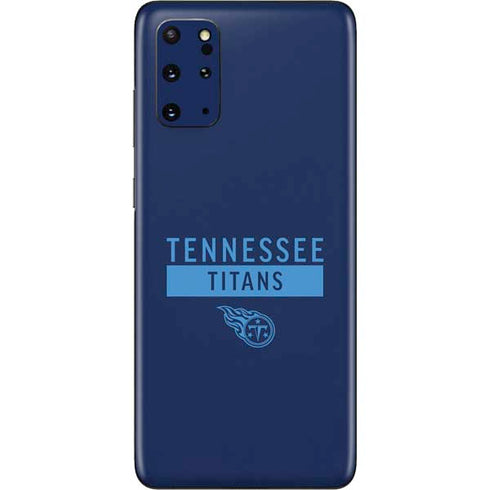 NFL Tennessee Titans Navy Blue Performance Series Galaxy S20 Plus Skin