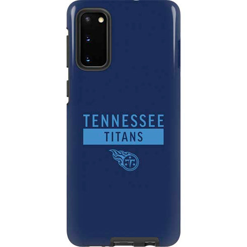 NFL Tennessee Titans Navy Blue Performance Series Galaxy S20 Pro Case