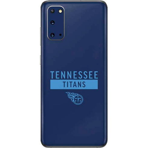NFL Tennessee Titans Navy Blue Performance Series Galaxy S20 Skin