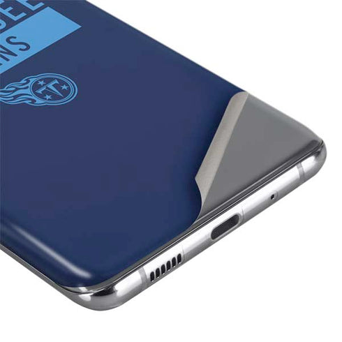 NFL Tennessee Titans Navy Blue Performance Series Galaxy S20 Skin