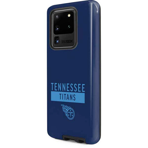 NFL Tennessee Titans Navy Blue Performance Series Galaxy S20 Ultra 5G Pro Case