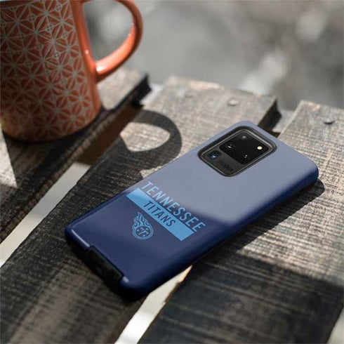 NFL Tennessee Titans Navy Blue Performance Series Galaxy S20 Ultra 5G Pro Case