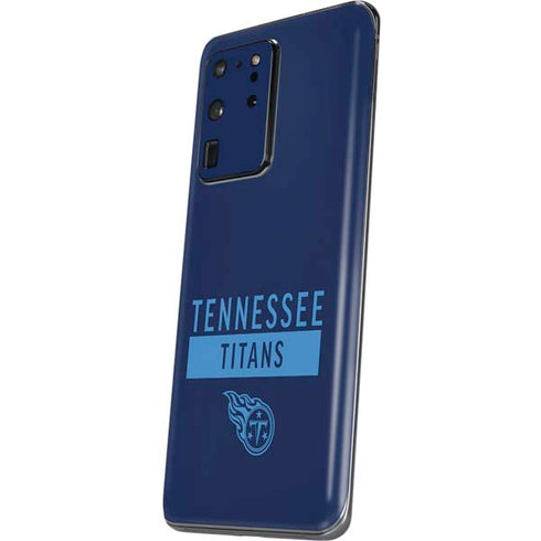 NFL Tennessee Titans Navy Blue Performance Series Galaxy S20 Ultra 5G Skin