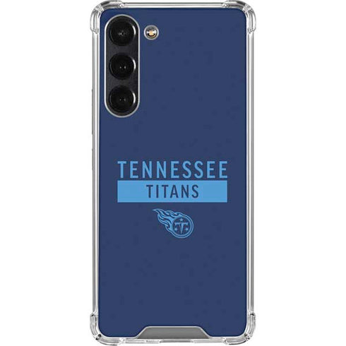 NFL Tennessee Titans Navy Blue Performance Series Galaxy S24 FE Clear Case