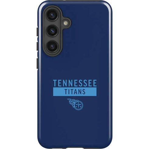 NFL Tennessee Titans Navy Blue Performance Series Galaxy S25 Impact Case