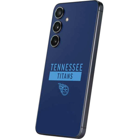 NFL Tennessee Titans Navy Blue Performance Series Galaxy S25 Plus Skin