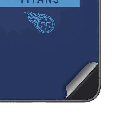 NFL Tennessee Titans Navy Blue Performance Series Galaxy S25 Plus Skin