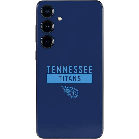 NFL Tennessee Titans Navy Blue Performance Series Galaxy S25 Skin