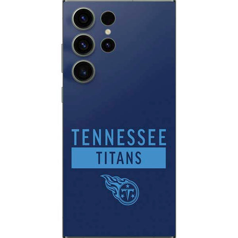 NFL Tennessee Titans Navy Blue Performance Series Galaxy S25 Ultra Skin