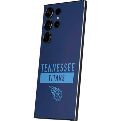 NFL Tennessee Titans Navy Blue Performance Series Galaxy S25 Ultra Skin