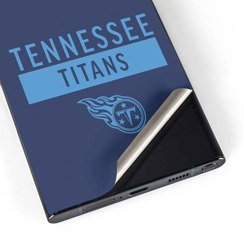 NFL Tennessee Titans Navy Blue Performance Series Galaxy S25 Ultra Skin