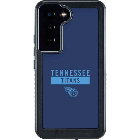NFL Tennessee Titans Navy Blue Performance Series Galaxy S24 Waterproof Case