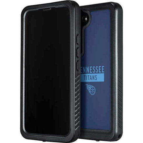 NFL Tennessee Titans Navy Blue Performance Series Galaxy S24 Waterproof Case