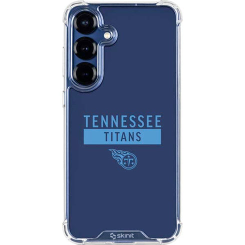 NFL Tennessee Titans Navy Blue Performance Series Galaxy S25 Clear Case