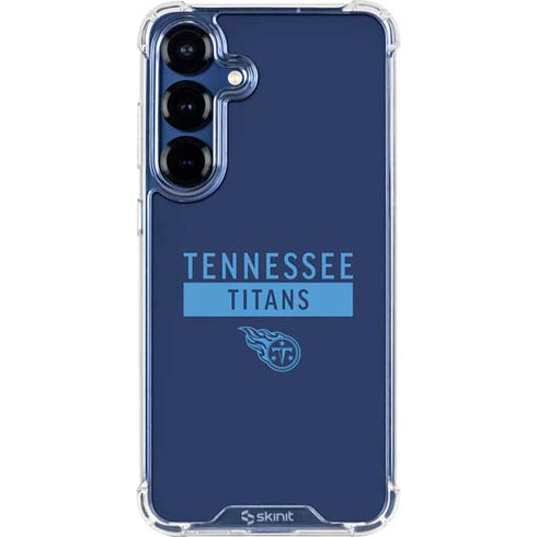 NFL Tennessee Titans Navy Blue Performance Series Galaxy S25 Plus Clear Case