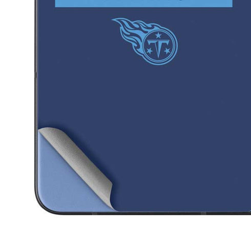NFL Tennessee Titans Navy Blue Performance Series Galaxy Z Fold5 5G Skin