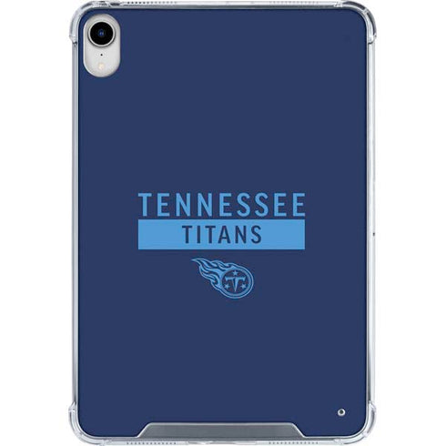 NFL Tennessee Titans Navy Blue Performance Series iPad 11th Gen (2025) Clear Case