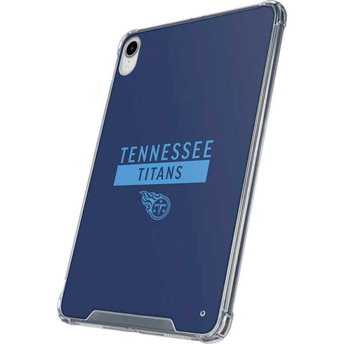 NFL Tennessee Titans Navy Blue Performance Series iPad 11th Gen (2025) Clear Case