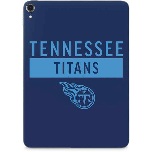 NFL Tennessee Titans Navy Blue Performance Series Apple iPad Pro Skin