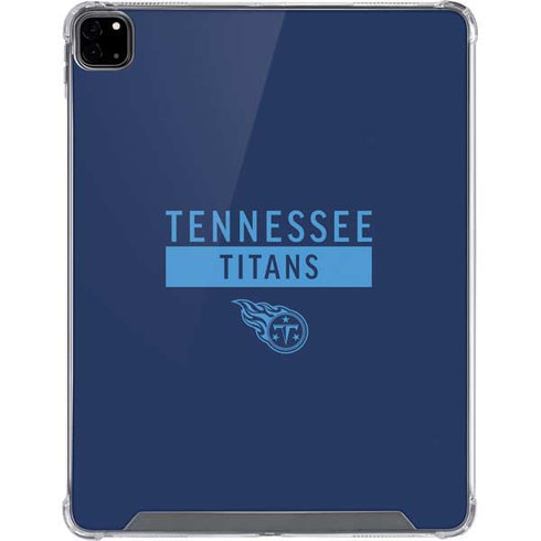 NFL Tennessee Titans Navy Blue Performance Series iPad Pro 12.9in (2020) Clear Case