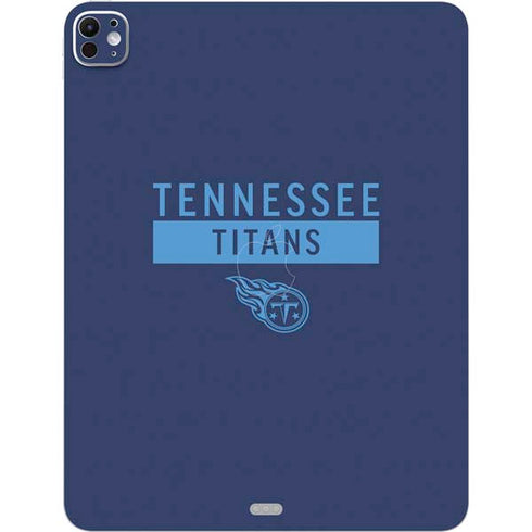 NFL Tennessee Titans Navy Blue Performance Series iPad Pro 13in M4 (2024) Skin