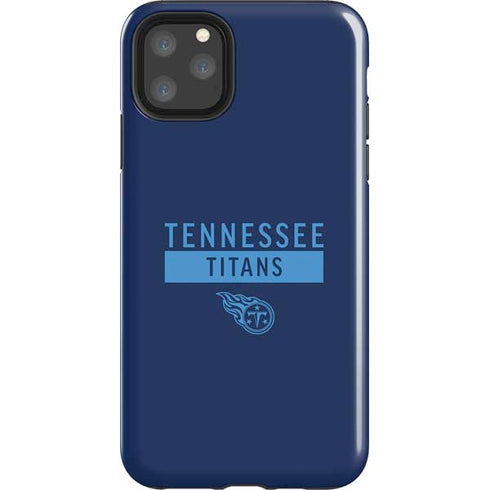 NFL Tennessee Titans Navy Blue Performance Series iPhone 11 Pro Max Impact Case