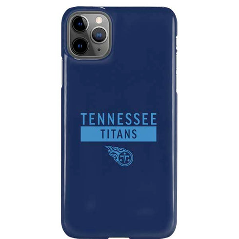 NFL Tennessee Titans Navy Blue Performance Series iPhone 11 Pro Max Lite Case