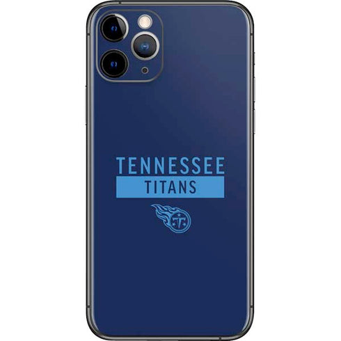 NFL Tennessee Titans Navy Blue Performance Series iPhone 11 Pro Skin