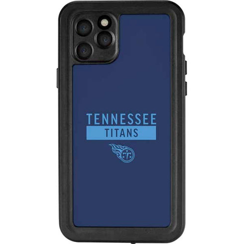 NFL Tennessee Titans Navy Blue Performance Series iPhone 11 Pro Waterproof Case