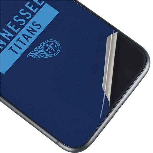 NFL Tennessee Titans Navy Blue Performance Series iPhone 11 Skin