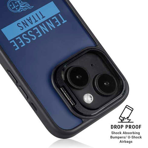 NFL Tennessee Titans Navy Blue Performance Series iPhone 13 Kickstand Case