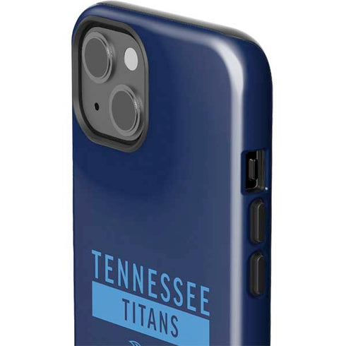 NFL Tennessee Titans Navy Blue Performance Series iPhone 15 Impact Case