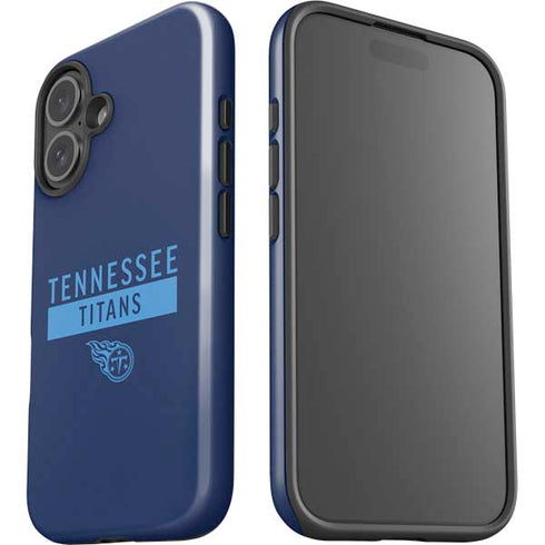 NFL Tennessee Titans Navy Blue Performance Series iPhone 16 Impact Case