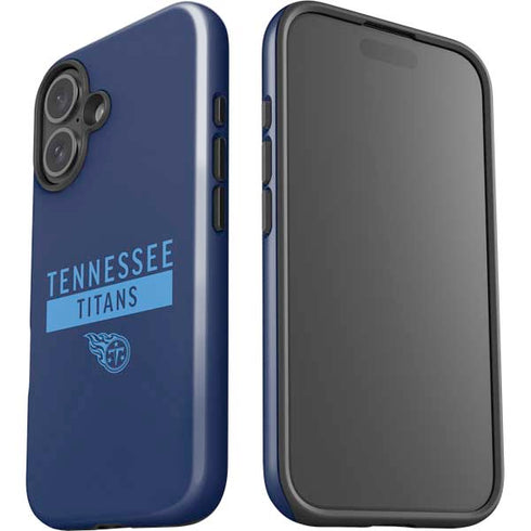 NFL Tennessee Titans Navy Blue Performance Series iPhone 16 Plus Impact Case