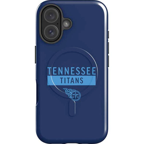 NFL Tennessee Titans Navy Blue Performance Series iPhone 16 Plus Magsafe Impact Case