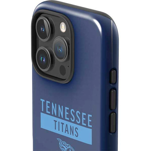 NFL Tennessee Titans Navy Blue Performance Series iPhone 16 Pro Impact Case