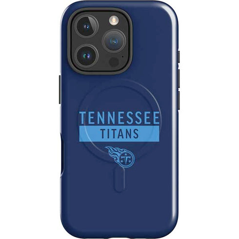 NFL Tennessee Titans Navy Blue Performance Series iPhone 16 Pro Max Magsafe Impact Case