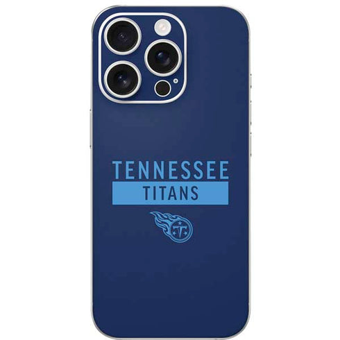 NFL Tennessee Titans Navy Blue Performance Series iPhone 16 Pro Skin