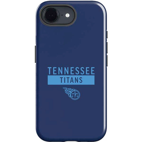 NFL Tennessee Titans Navy Blue Performance Series iPhone 16e Impact Case