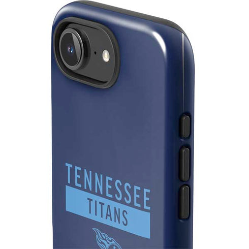 NFL Tennessee Titans Navy Blue Performance Series iPhone 16e Impact Case