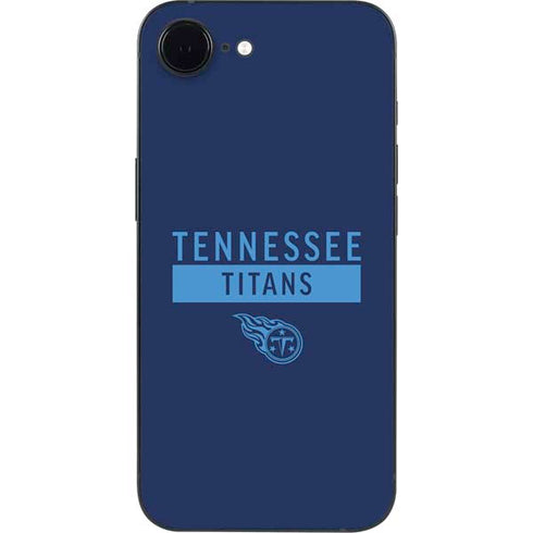 NFL Tennessee Titans Navy Blue Performance Series iPhone 16e Skin