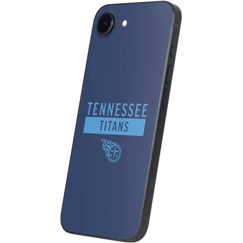 NFL Tennessee Titans Navy Blue Performance Series iPhone 16e Skin