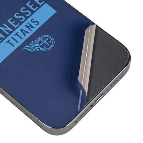 NFL Tennessee Titans Navy Blue Performance Series iPhone 16e Skin