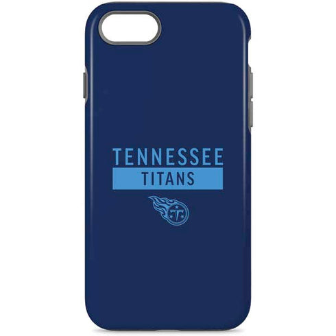 NFL Tennessee Titans Navy Blue Performance Series iPhone 8 Pro Case