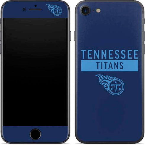 NFL Tennessee Titans Navy Blue Performance Series iPhone 8 Skin