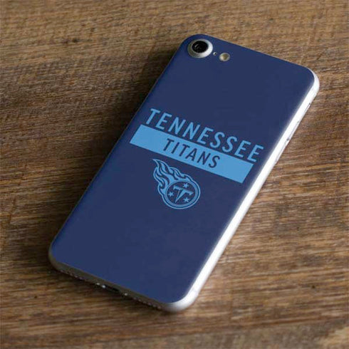 NFL Tennessee Titans Navy Blue Performance Series iPhone 8 Skin