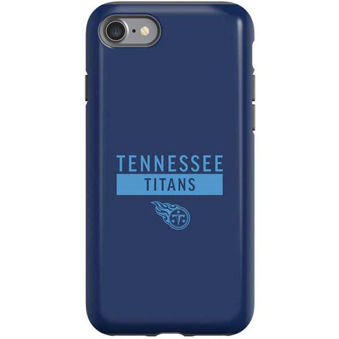 NFL Tennessee Titans Navy Blue Performance Series iPhone SE (2nd & 3rd Gen) Pro Case