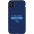 NFL Tennessee Titans Navy Blue Performance Series iPhone X Pro Case